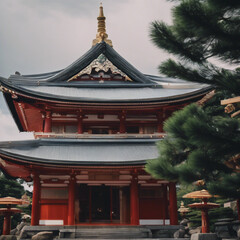 Japanese Temple Closeup