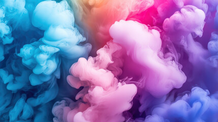 Obraz premium Abstract Colorful Ink Swirls 