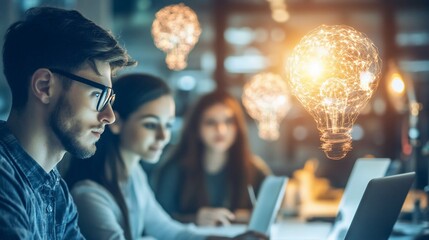 Teamwork, Innovation, and Bright Ideas: A Collaborative Workspace