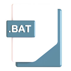 bat extension 3d icon illustration