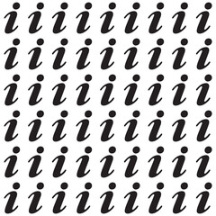 Seamless Black and White Pattern with Geometric Repeating Shapes for Modern Design