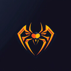 Fototapeta premium Spider illustration sports team logo