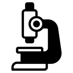 Illustration of a Laboratory Microscope