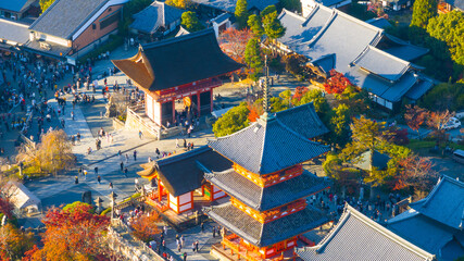 Obraz premium Kiyomizu-dera Temple Kyoto - Japan