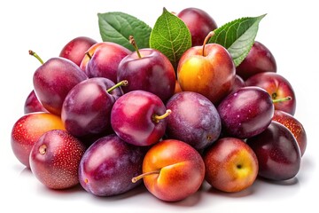 Fresh hog plums: a visually stunning food shoot.