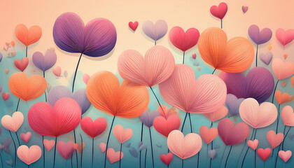 Heart-Shaped Floral Delight