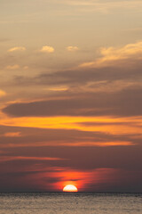 Obraz premium sunset over the sea