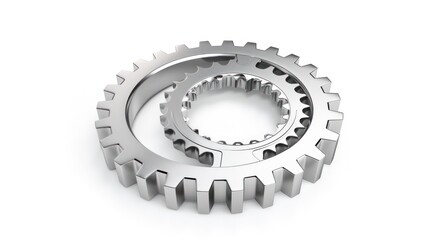 metal gears of various sizes and shapes 