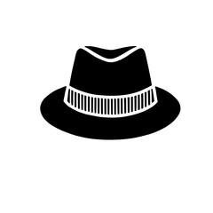 Classic Fedora Hat Icon 