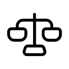 equity icon with line style, perfect for user interface projects