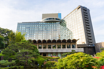 東京にあるホテルニューオータニの日本庭園