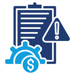 Risk Management Icon Element For Design