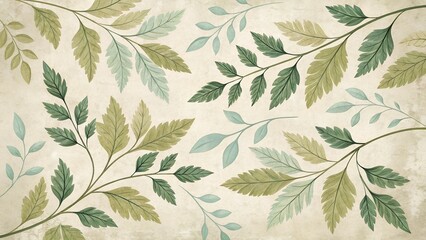 seamless pattern with leaves