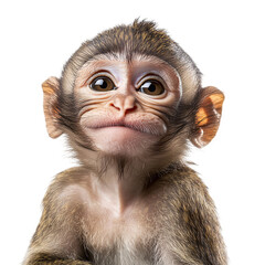 Monkey isolated on transparent background
