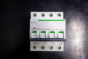 The trip switch is activated to protect the equipment from damage. It is called a circuit breaker.