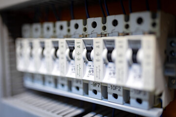 The trip switch is activated to protect the equipment from damage. It is called a circuit breaker.