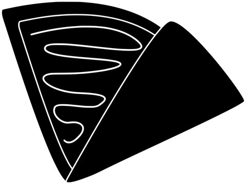 food illustration fresh silhouette cake logo fruit icon chocolate outline pancake dessert delicious plate snack sweet crape strawberry tasty shape and vector graphic background