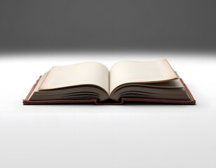 Fototapeta premium Open Book: A Still Life in Neutral Tones