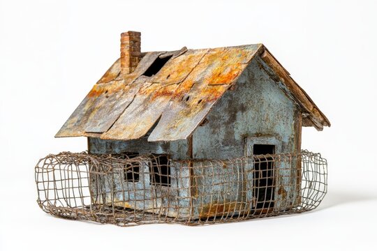 house model using metal