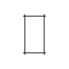 rectangular shape element