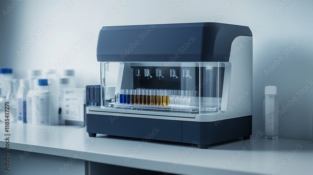 Poster advanced laboratory analyzer: precise and efficient sample processing