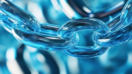 Abstract blue connections in a futuristic design.