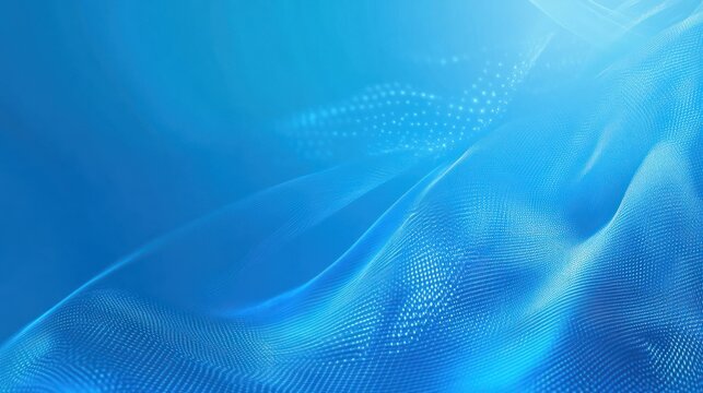Abstract digital technology wallpaper in shades of blue.