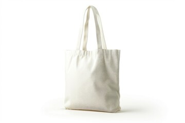 High Resolution Picture of Blank Tote Bag Mockup with Isolated Background