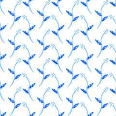 blue sky flower seamless pattern. design for background, notebook cover, carpet, cloth, batik, textile, paper print, sarong, card, floor, curtain, fabric print, ceramic