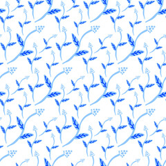 blue sky flower seamless pattern. design for background, notebook cover, carpet, cloth, batik, textile, paper print, sarong, card, floor, curtain, fabric print, ceramic