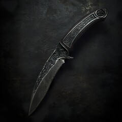 Ornate Engraved Knife: A Masterpiece of Blade Art
