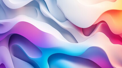 abstract white background with gradient color and artistic dynamic line decoration