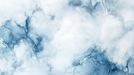 Abstract Blue Marble Texture: Serene and Elegant Swirls of Color
