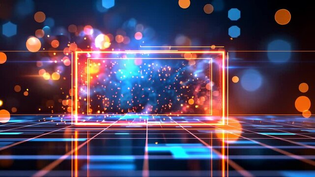 鮮やかなコバルトブルーのサイバー枠2