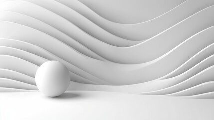 abstract white background with gradient color and artistic dynamic line decoration