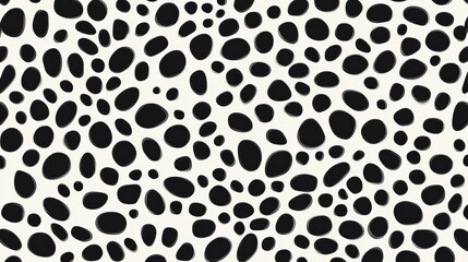 Background with monochrome dotted texture. Polka dot pattern template