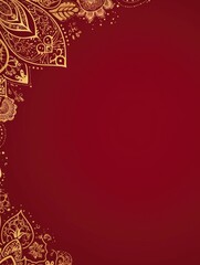 Fototapeta premium Free indian flower pattern rangoli background