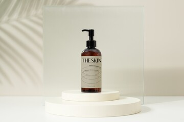 Pump bottle, beauty product packaging design