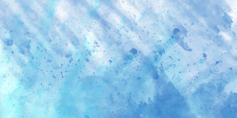 Modern design with grunge white distressed holiday paper background. white and blue smoke aquarelle smudge illustration smooth light colors blue glow. Beautiful stylist modern blue painting vector ill