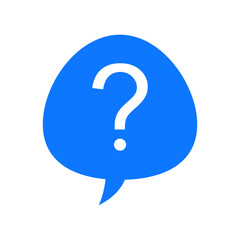 bubble speech with question mark