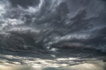 Summer storm clouds in the sky