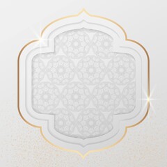 Eid Mubarak frame aesthetic background