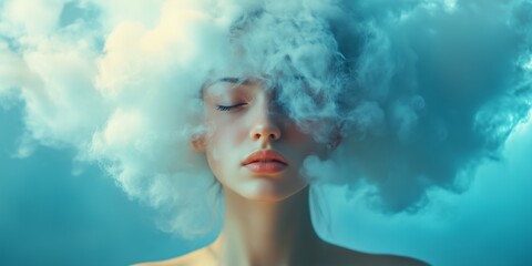 Young Woman Lost in Thought: Exploring Mental Health, Loneliness, and Depression