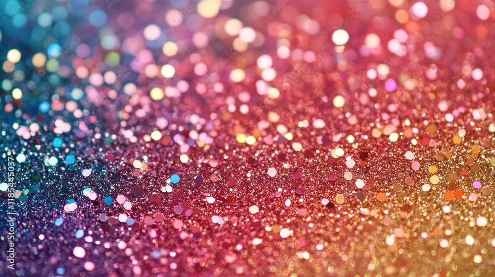 Poster iridescent gradient fade with subtle glittering textures.