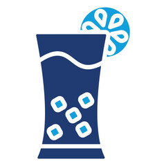 Orange Juice Icon Element For Design