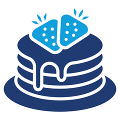 Pancake Stack Icon Element For Design