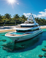 Fototapeta premium boat on the beach