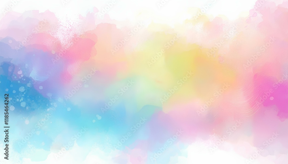 Poster abstract watercolor background. colorful pastel color on the white background with copy space. abstr