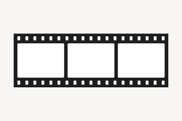Film strip clipart, blank design
