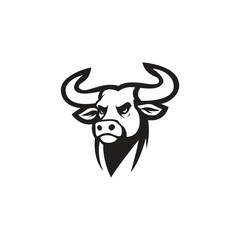 Bull head mascot.